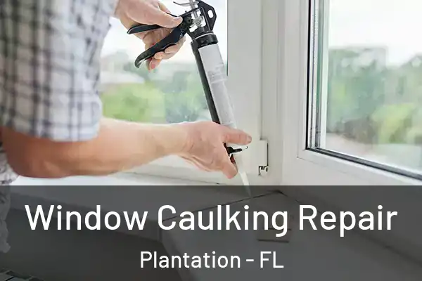 Window Caulking Repair Plantation - FL